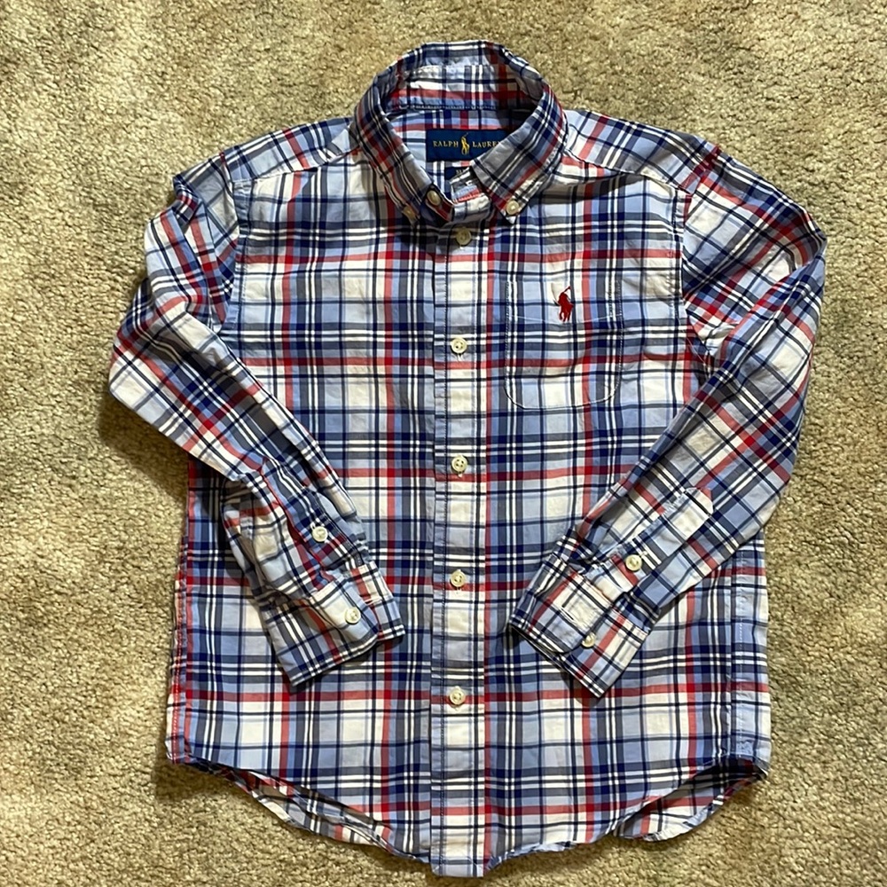 Kids size 5 Ralph Lauren Polo dress shirt